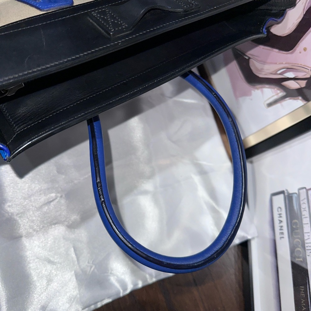 Celine Blue and Black Women's Bag - Picture 7 of 12